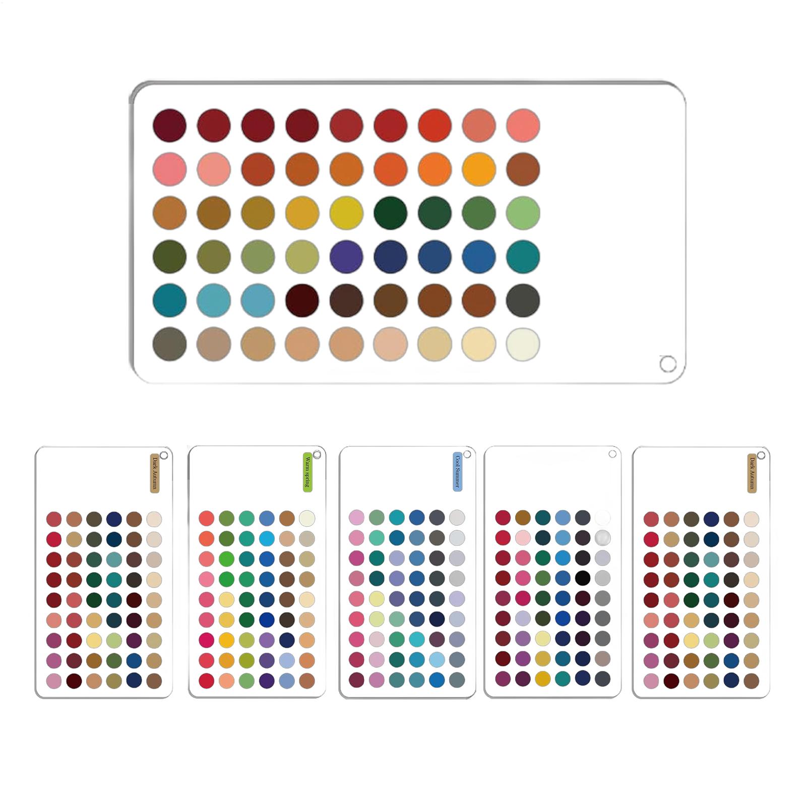 Color Checker Card - بطاقة ألوان الخريف العميق، مجموعة من