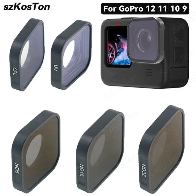 Gopro Action Camera Hero 13 Black - الأشعة فوق البنفسجية CPL ND8 ND16