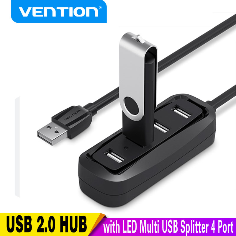 Xiaomi Photography Kit - Vention-محور USB مع جهاز تقسيم ليد