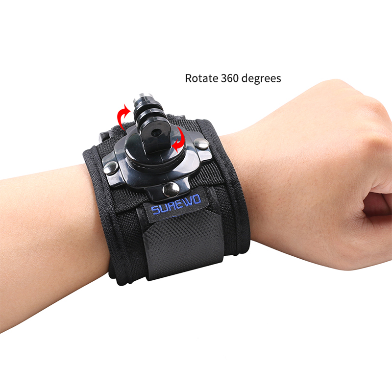 حامل حزام المعصم SUREWO متوافق - مراجعة Gopro Action Camera Hero 13 Black وسعره