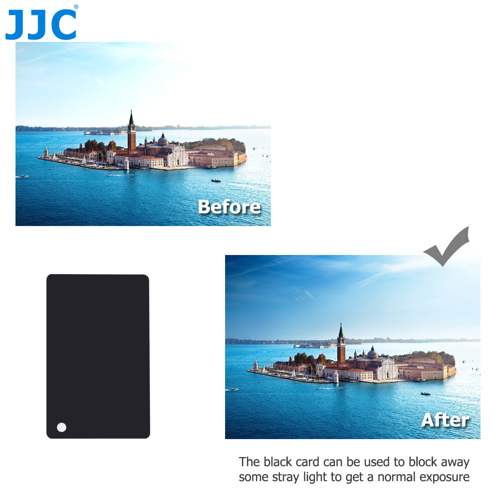 بطاقات التوازن البيضاء JJC Pro - مراجعة Color Checker Card وسعره