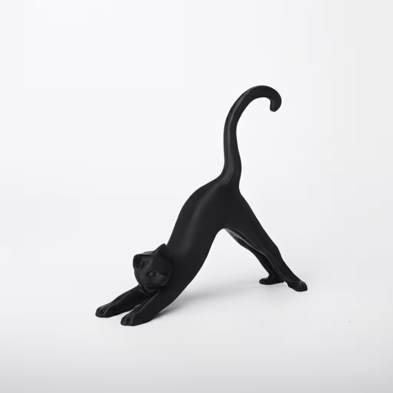 تمثال قطة صغير للتمدد واليوغا، - مراجعة Photography Yoga وسعره