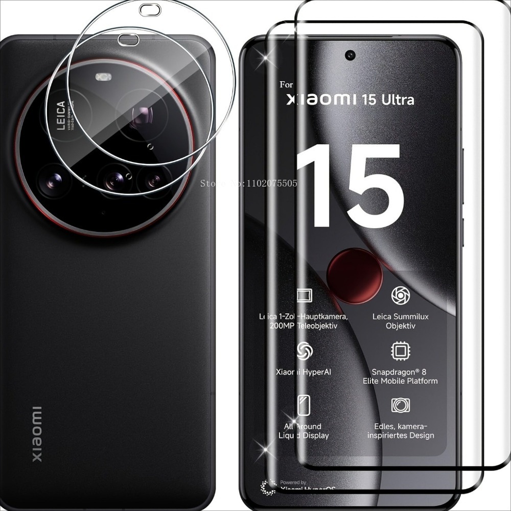 [4-in-1] 2 قطعة زجاج مقسى ثلاث - مراجعة Xiaomi Photography Kit 15 Ultra وسعره