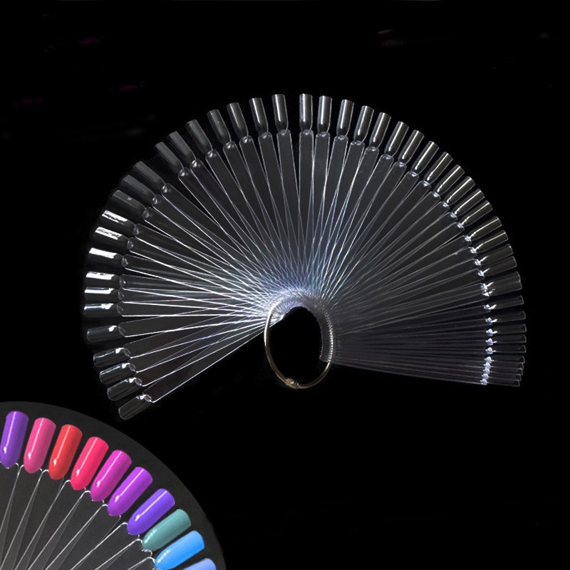 4 اللون 50 قطعة أظافر صناعية ن - مراجعة Color Checker Card وسعره