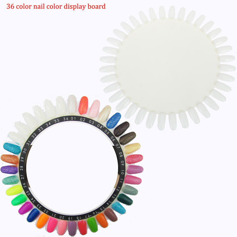 36 لونًا من جل طلاء الأظافر ال - مراجعة Color Checker Card وسعره