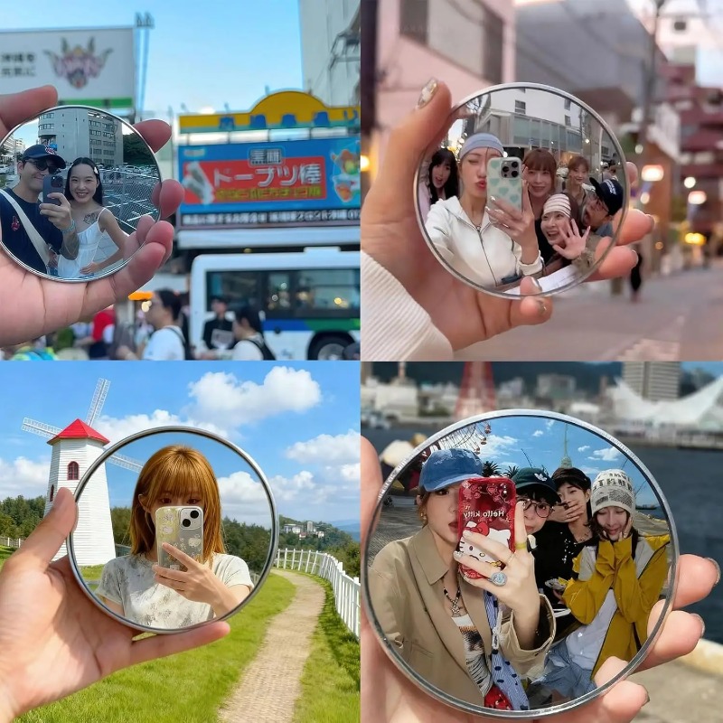 مرآة محدبة محمولة مستديرة للتص - مراجعة Photography Product وسعره